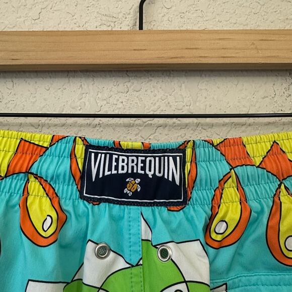 VILEBREQUIN Swim Shorts Colorful Abstract Collector Edition Surfing Beach - Picture 8 of 13